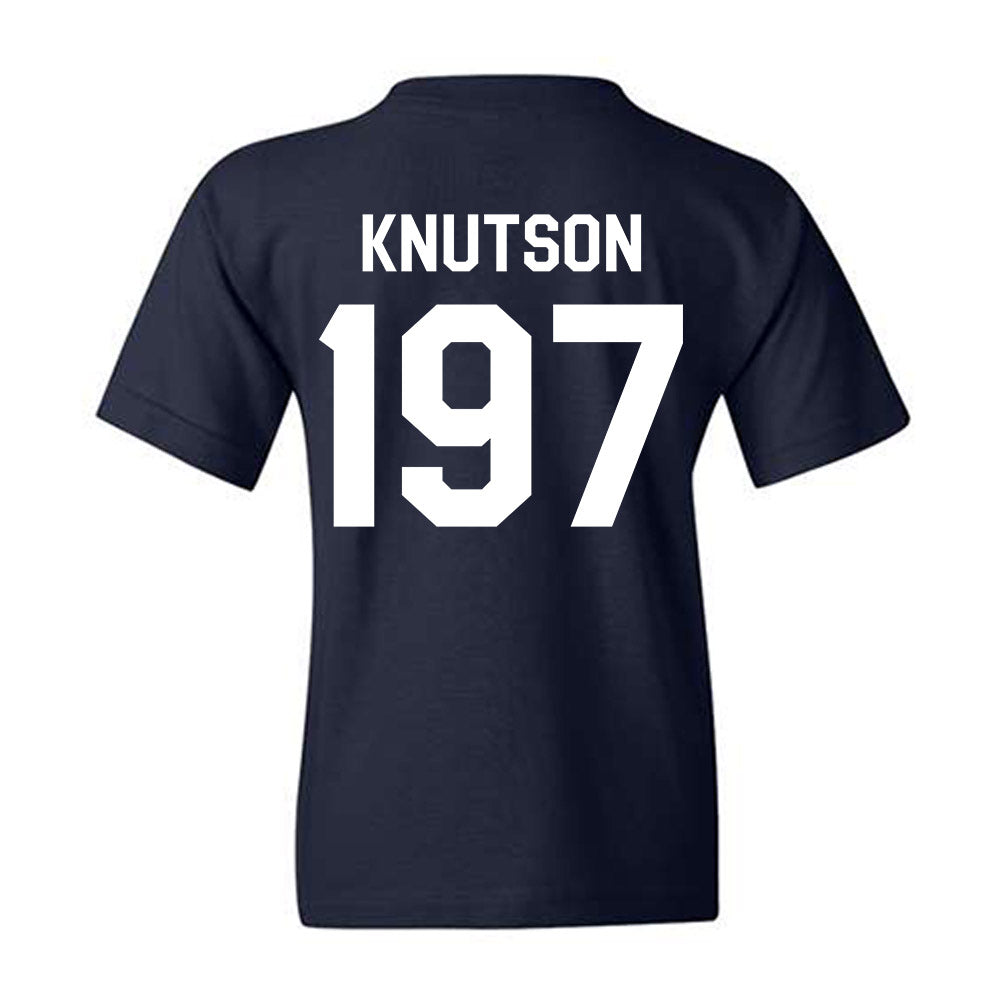 AU - NCAA Wrestling : Lane Knutson - Classic Shersey Youth T-Shirt-1