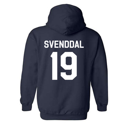 AU - NCAA Men's Ice Hockey : Will Svenddal - Classic Shersey Hooded Sweatshirt-1