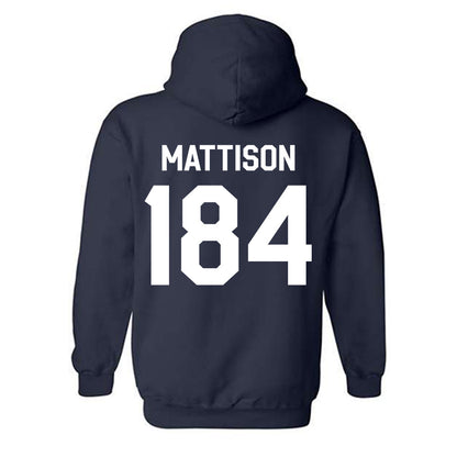 AU - NCAA Wrestling : Aidan Mattison - Classic Shersey Hooded Sweatshirt-1