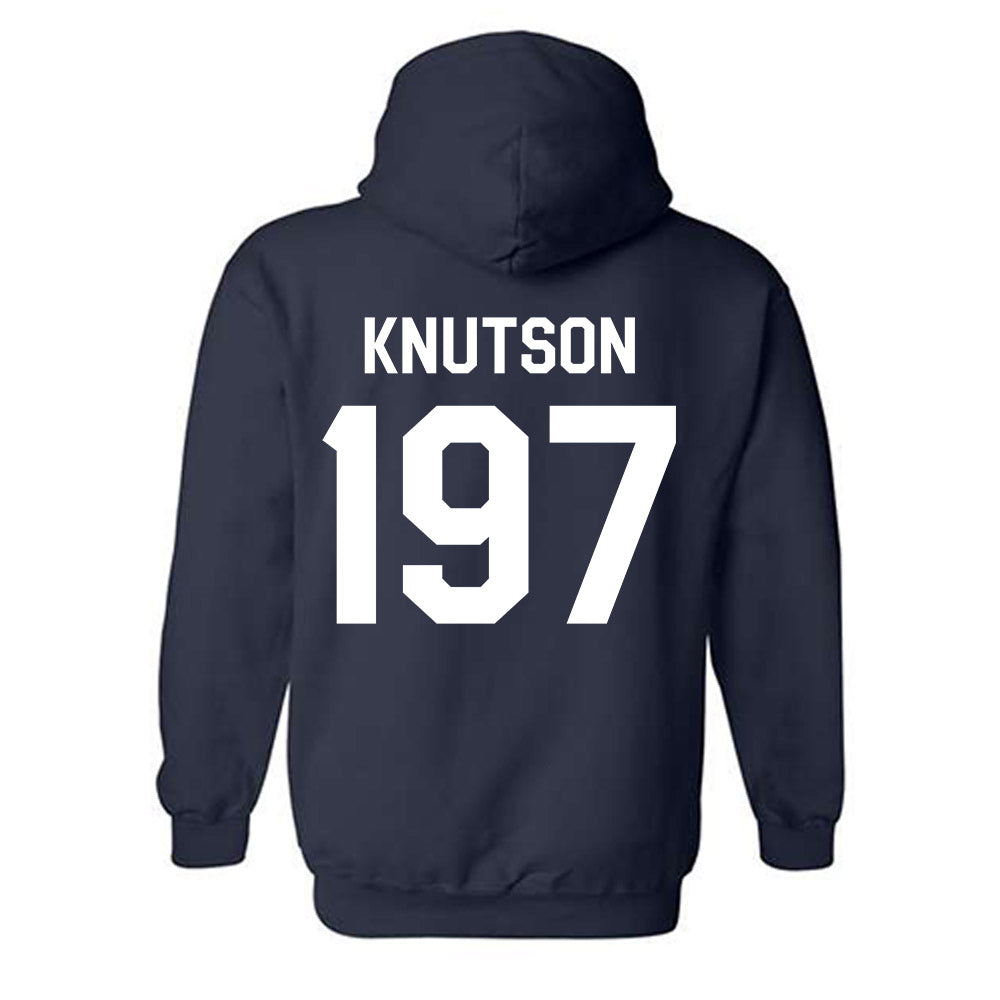AU - NCAA Wrestling : Lane Knutson - Classic Shersey Hooded Sweatshirt-1