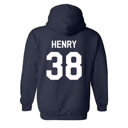 AU - NCAA Baseball : Will Henry - Classic Shersey Hooded Sweatshirt-1