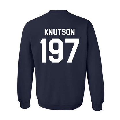 AU - NCAA Wrestling : Lane Knutson - Classic Shersey Crewneck Sweatshirt-1