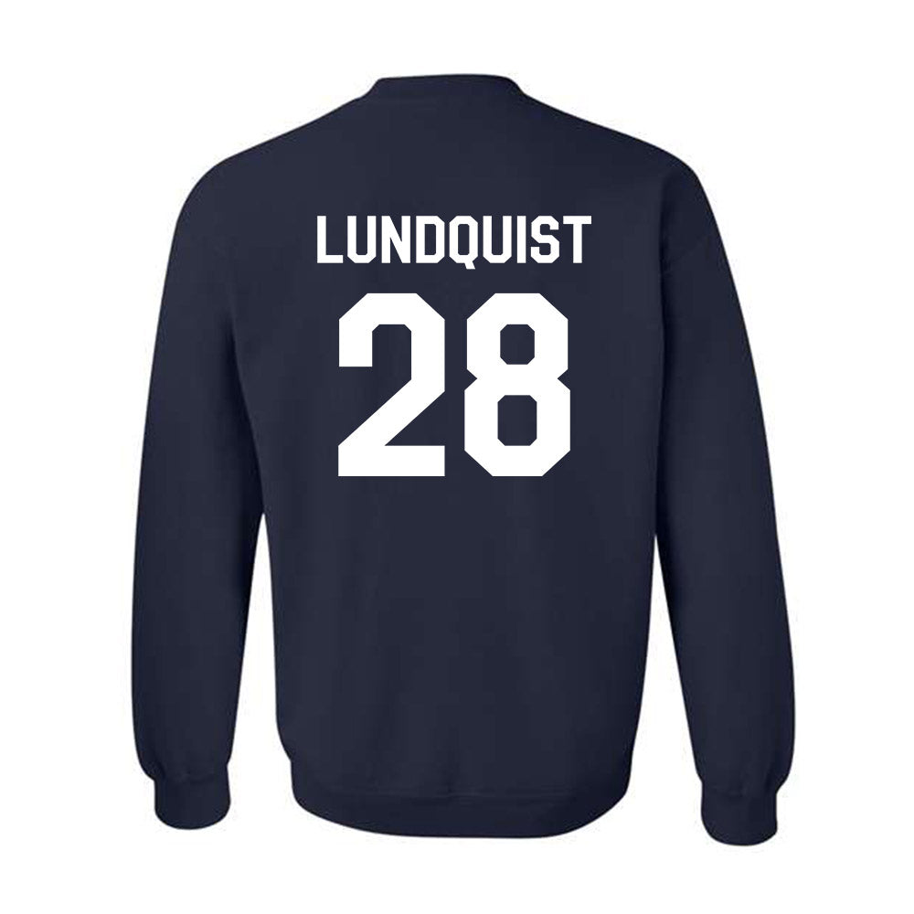 AU - NCAA Baseball : Jake Lundquist - Classic Shersey Crewneck Sweatshirt-1