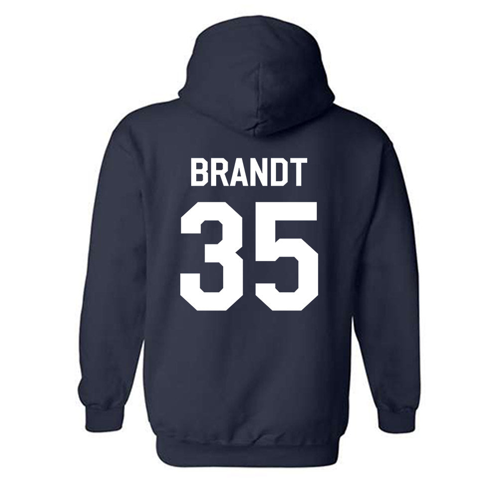 AU - NCAA Men's Basketball : Jacob Brandt - Classic Shersey Hooded Sweatshirt-1