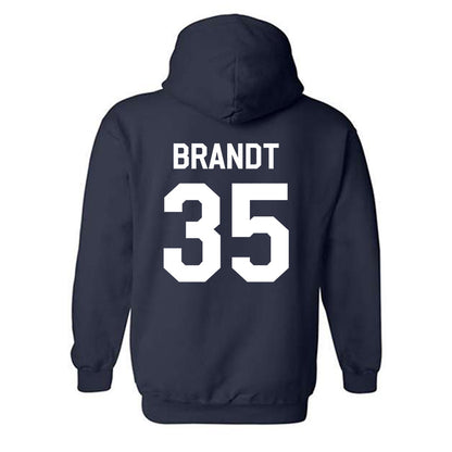 AU - NCAA Men's Basketball : Jacob Brandt - Classic Shersey Hooded Sweatshirt-1