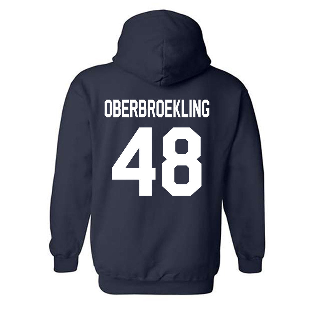 AU - NCAA Baseball : Caden Oberbroekling - Classic Shersey Hooded Sweatshirt-1