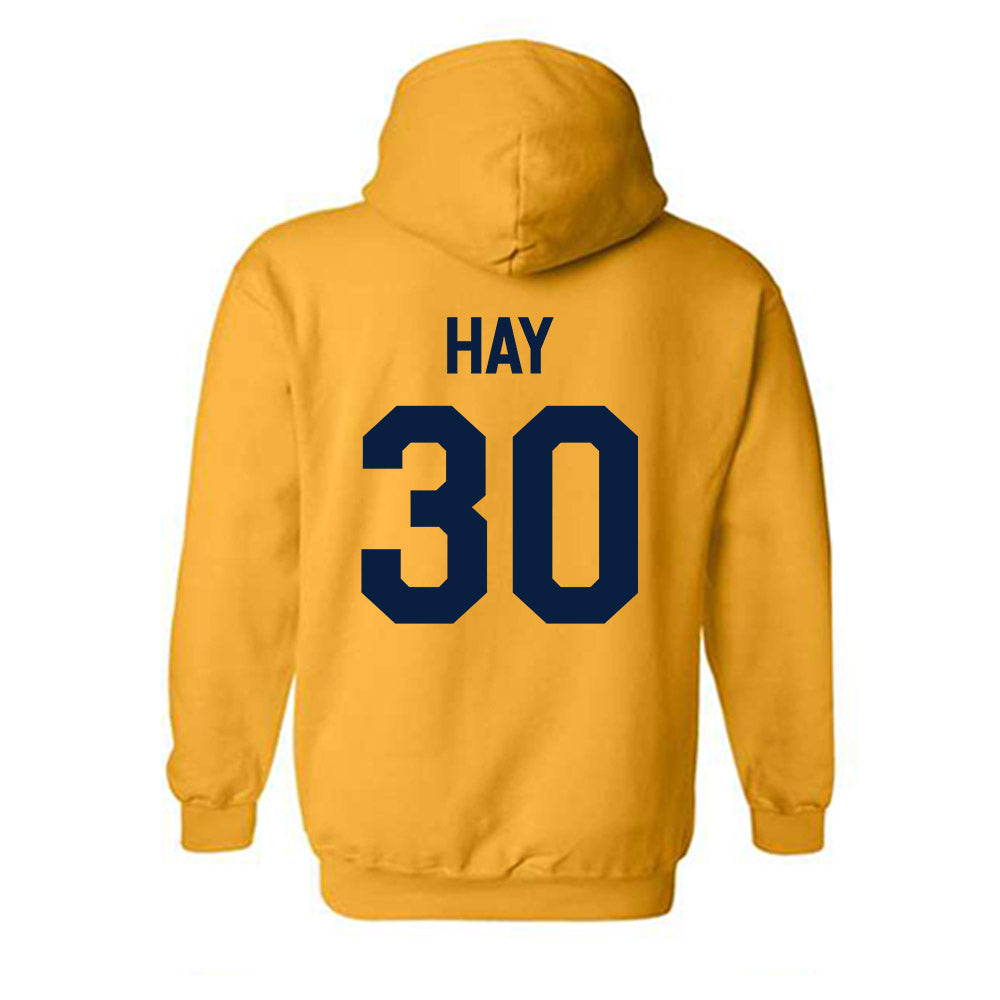 AU - NCAA Men's Ice Hockey : Kolby Hay - Classic Shersey Hooded Sweatshirt-1