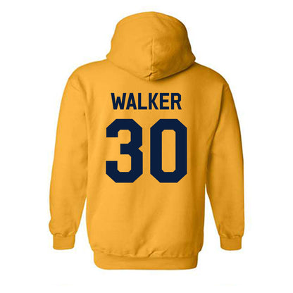 AU - NCAA Baseball : Carson Walker - Classic Shersey Hooded Sweatshirt-1