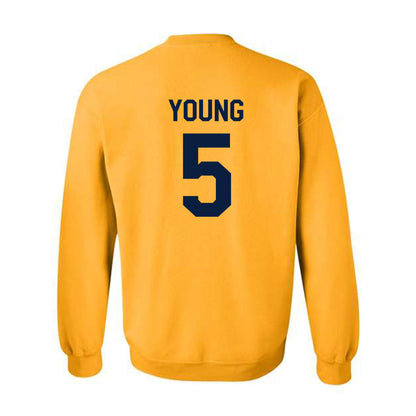 AU - NCAA Men's Ice Hockey : Easton Young - Classic Shersey Crewneck Sweatshirt-1