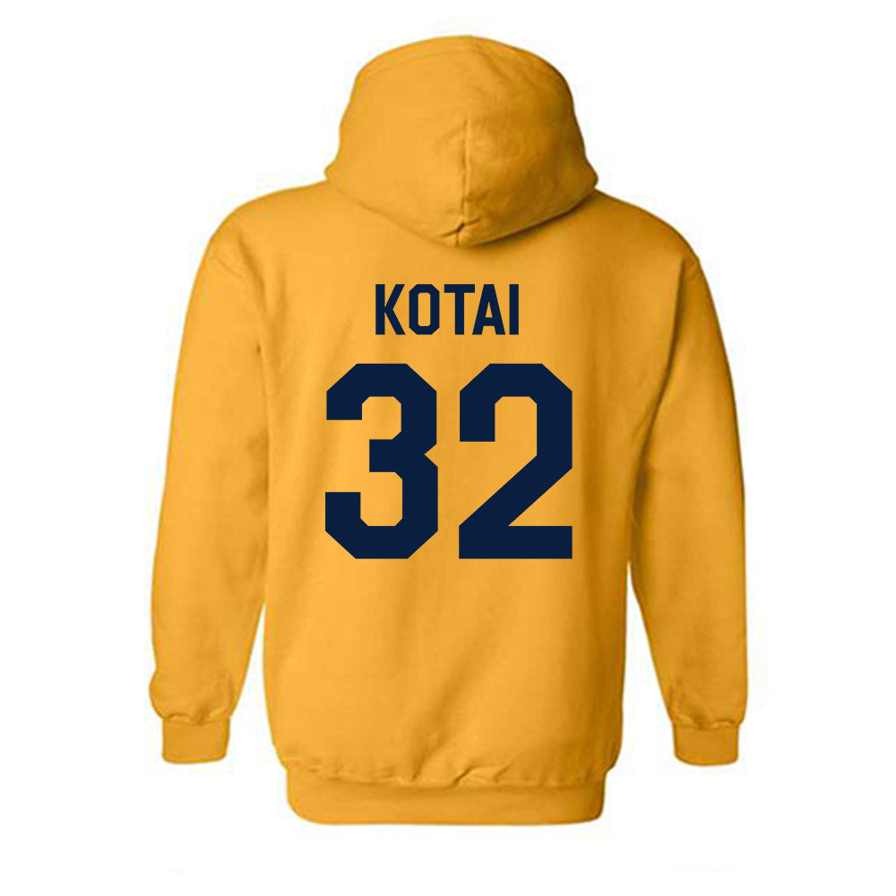 AU - NCAA Men's Ice Hockey : Josh Kotai - Classic Shersey Hooded Sweatshirt-1