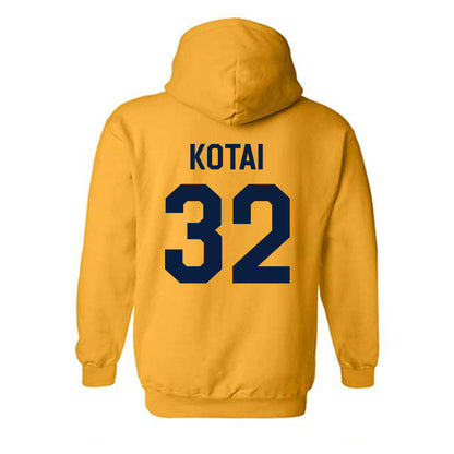 AU - NCAA Men's Ice Hockey : Josh Kotai - Classic Shersey Hooded Sweatshirt-1