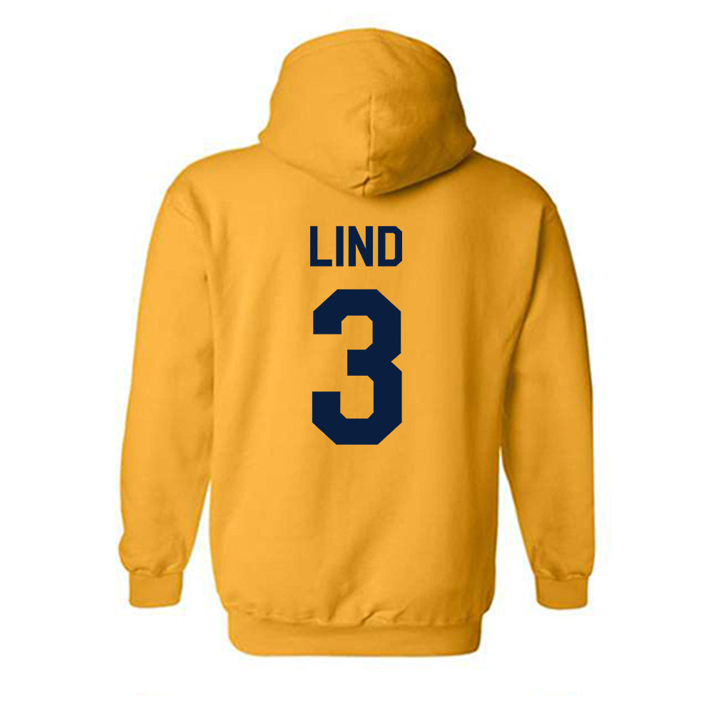 AU - NCAA Baseball : Bjorn Lind - Classic Shersey Hooded Sweatshirt-1