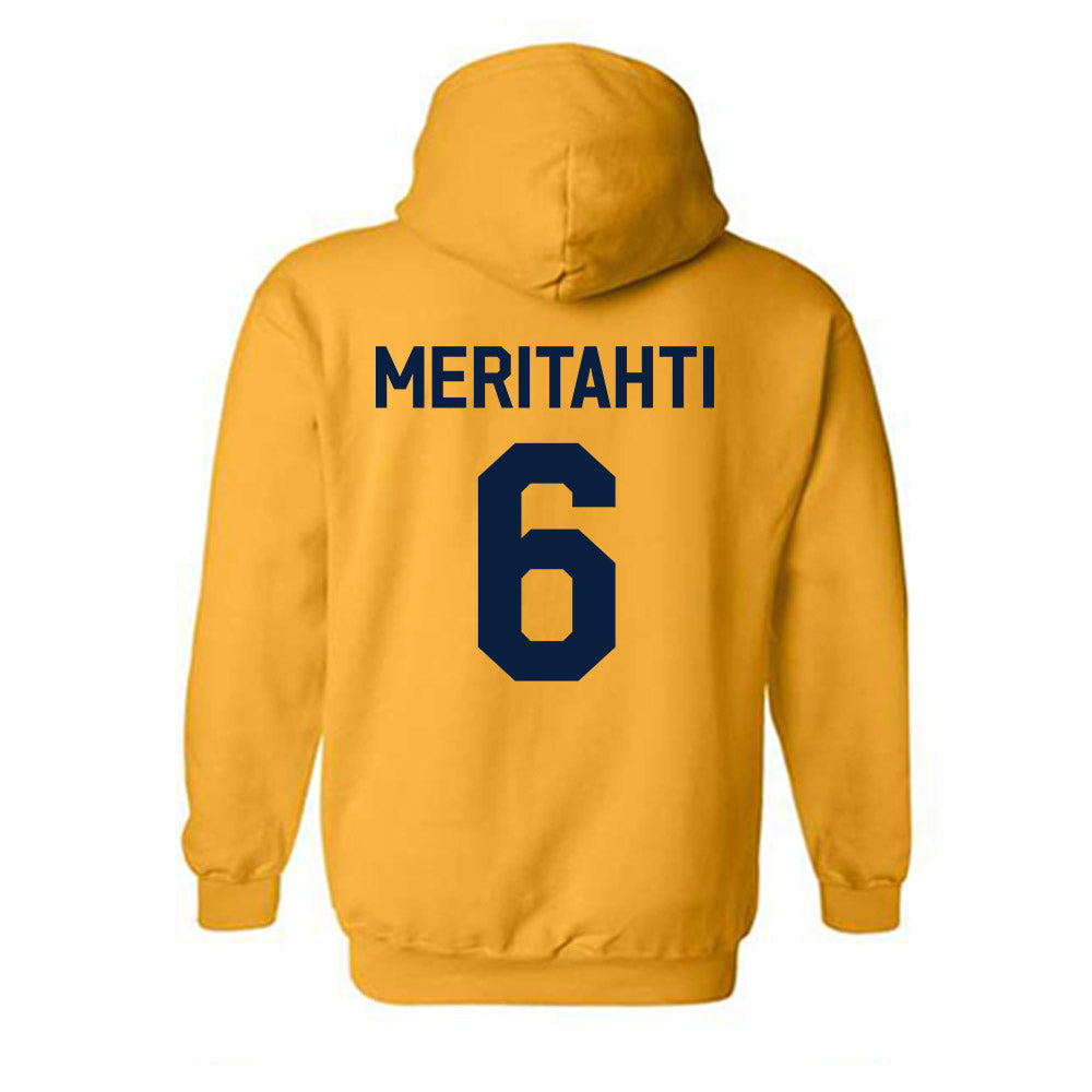 AU - NCAA Men's Ice Hockey : Samo Meritahti - Classic Shersey Hooded Sweatshirt-1