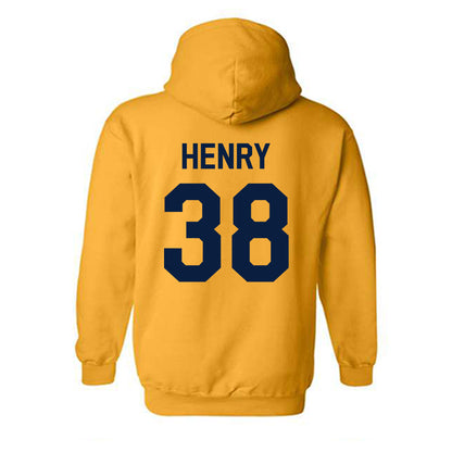 AU - NCAA Baseball : Will Henry - Classic Shersey Hooded Sweatshirt-1