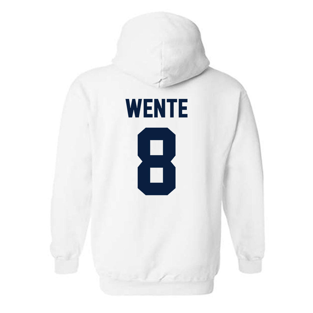 AU - NCAA Women's Volleyball : Maya Wente - Classic Shersey Hooded Sweatshirt-1