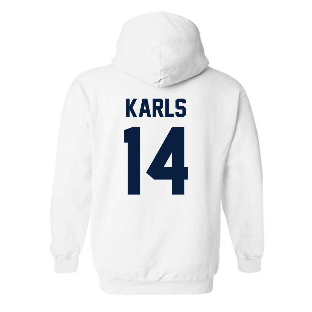 AU - NCAA Women's Soccer : Auburn Karls - Classic Shersey Hooded Sweatshirt-1