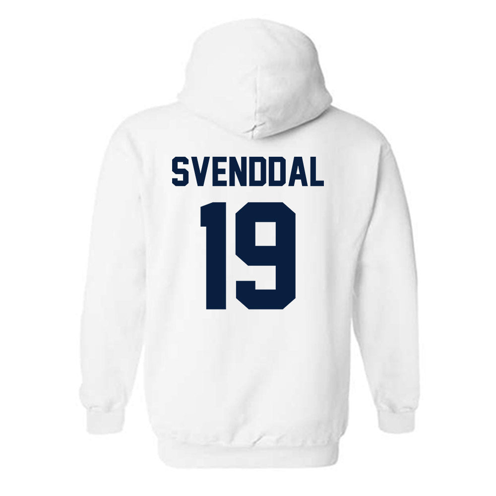 AU - NCAA Men's Ice Hockey : Will Svenddal - Classic Shersey Hooded Sweatshirt-1