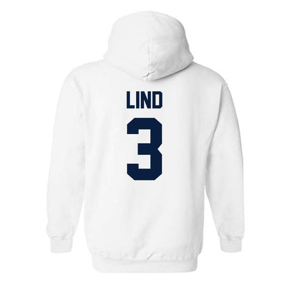 AU - NCAA Baseball : Bjorn Lind - Classic Shersey Hooded Sweatshirt-1