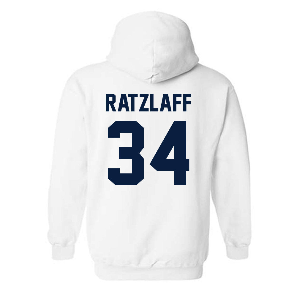 AU - NCAA Football : Nate Ratzlaff - Classic Shersey Hooded Sweatshirt-1