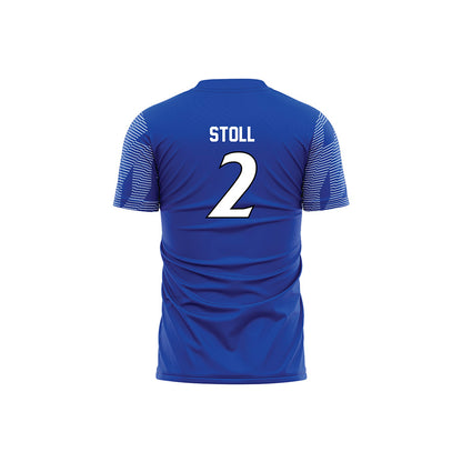 UNC Asheville - NCAA Women's Soccer : Campbell Stoll - Blue Volleyball Jersey-1