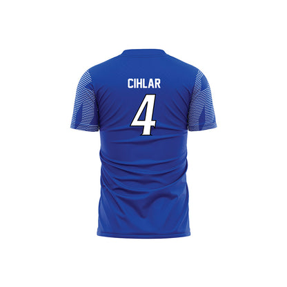 UNC Asheville - NCAA Women's Soccer : Makayla Cihlar - Blue Volleyball Jersey-1