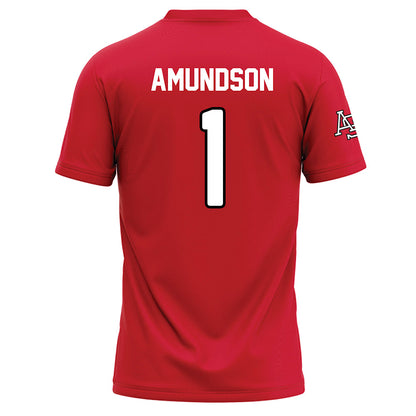 Arkansas State - NCAA Baseball : Kaden Amundson - Red Baseball Jersey