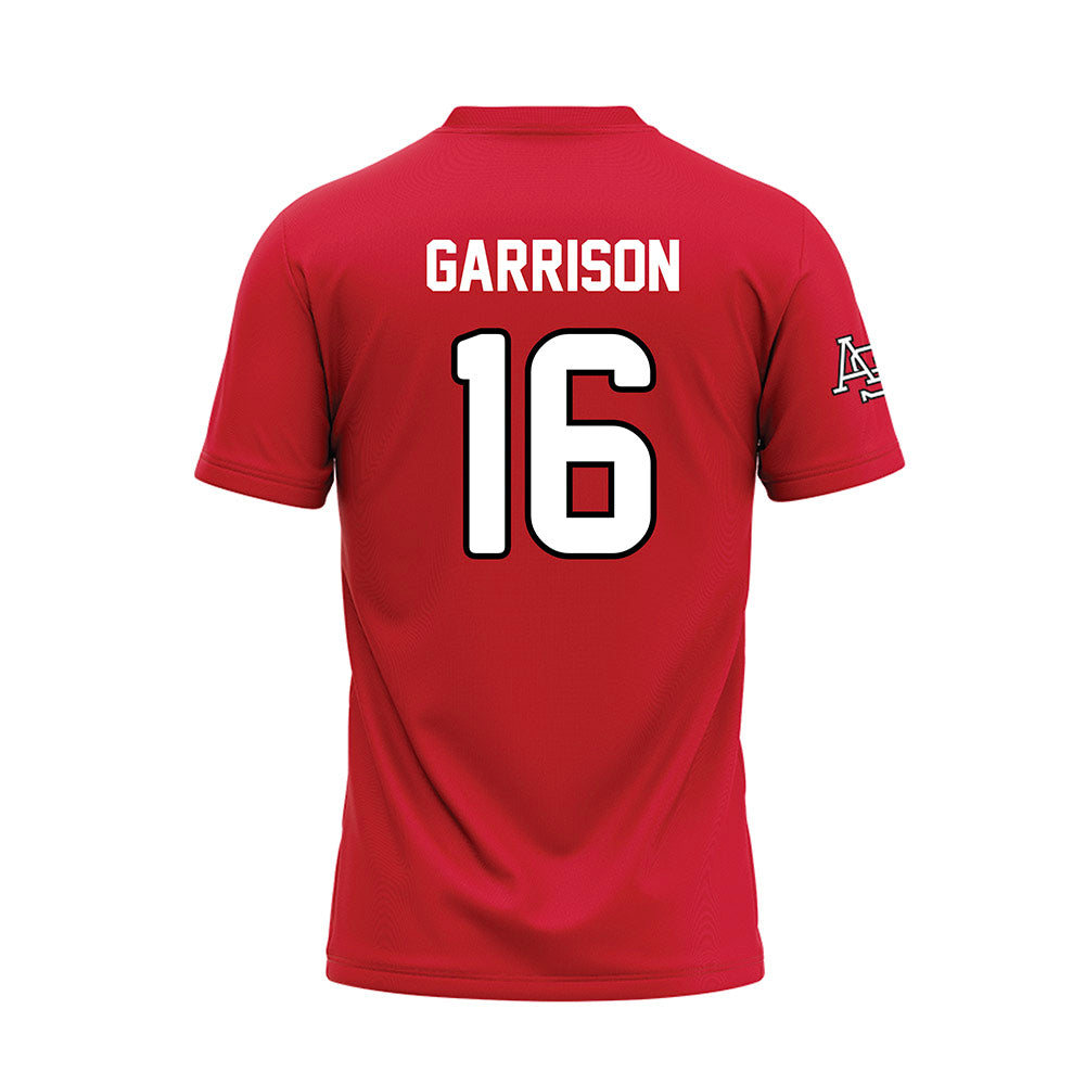 Arkansas State - NCAA Baseball : Cooper Garrison - Red Baseball Jersey-1