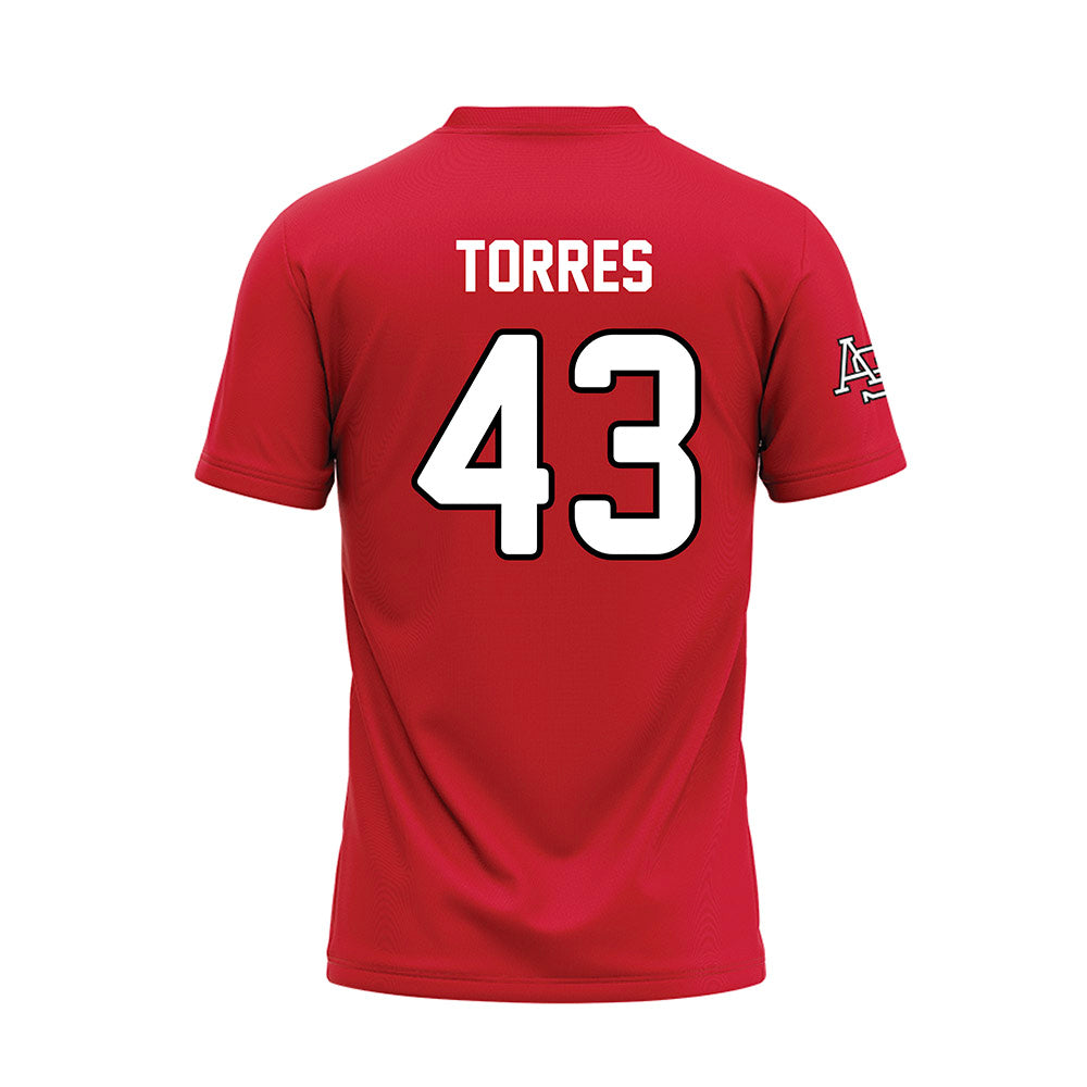 Arkansas State - NCAA Baseball : Raulinno Torres - Red Baseball Jersey-1