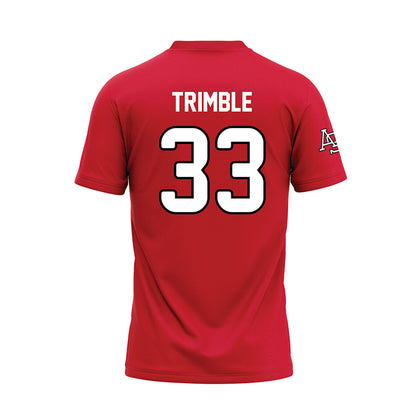 Arkansas State - NCAA Baseball : James Trimble - Red Baseball Jersey-1
