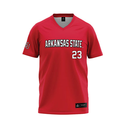 Arkansas State - NCAA Baseball : Tyler Herb - Red Baseball Jersey-0