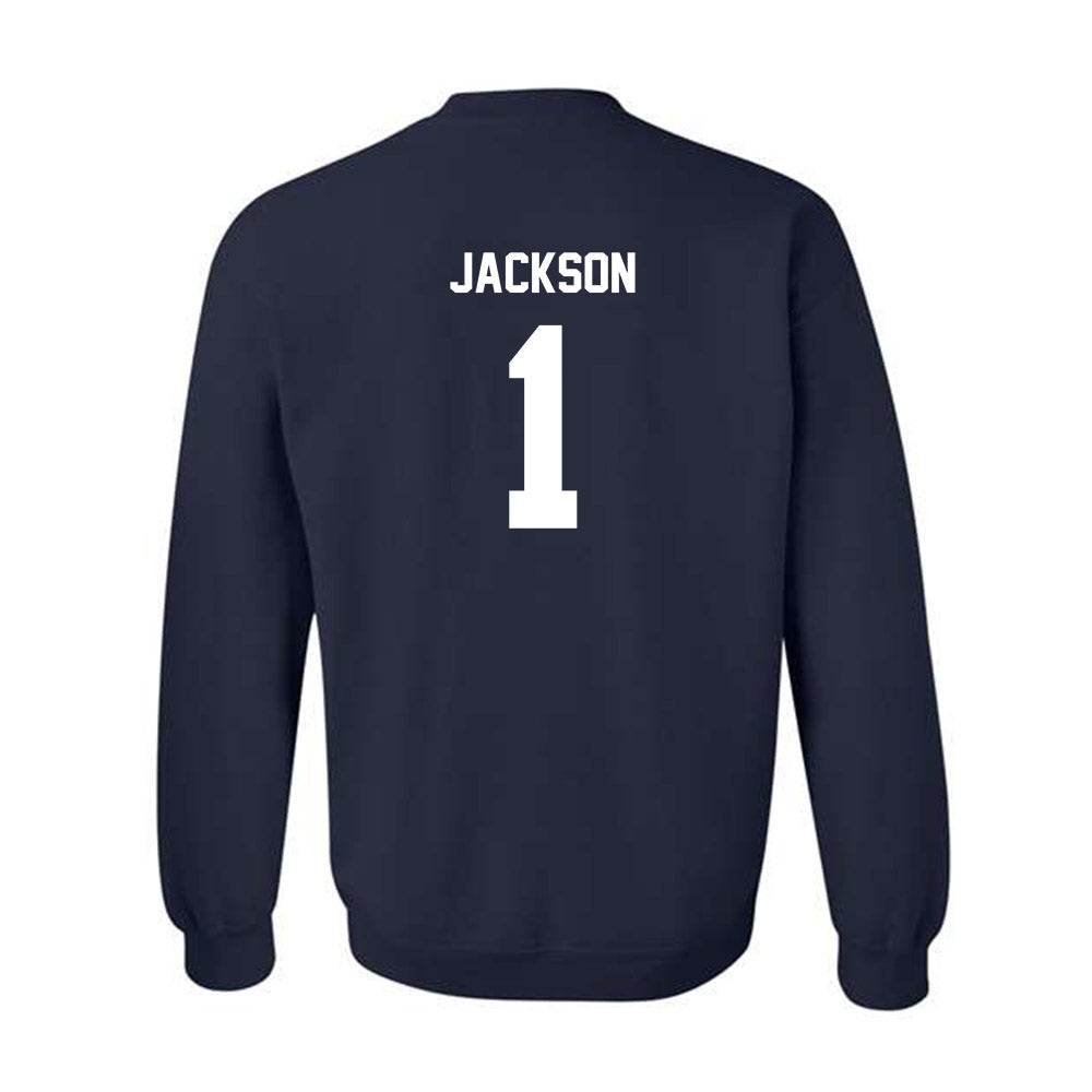 Butler - NCAA Men's Basketball : Jalen Jackson - Classic Fashion Shersey Crewneck Sweatshirt-1