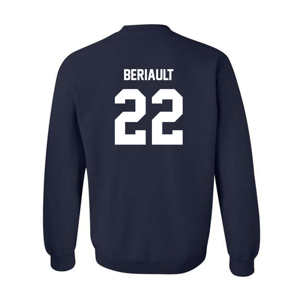 Butler - NCAA Football : Madden Beriault - Classic Fashion Shersey Crewneck Sweatshirt-1