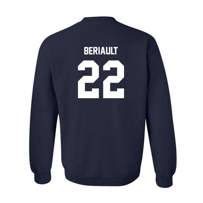 Butler - NCAA Football : Madden Beriault - Classic Fashion Shersey Crewneck Sweatshirt-1