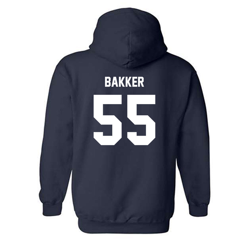 BU - NCAA Football : Wyatt Bakker - Classic Fashion Shersey Hooded Sweatshirt-1