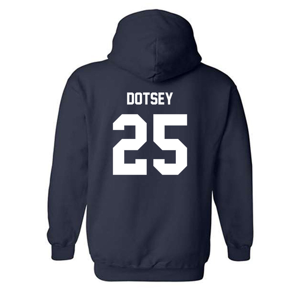 BU - NCAA Women's Basketball : Caroline Dotsey - Classic Fashion Shersey Hooded Sweatshirt-1