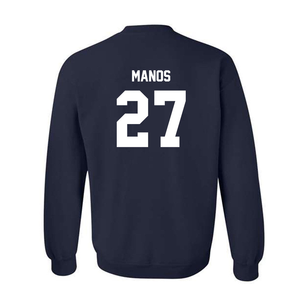 Butler - NCAA Baseball : JJ Manos - Classic Fashion Shersey Crewneck Sweatshirt-1