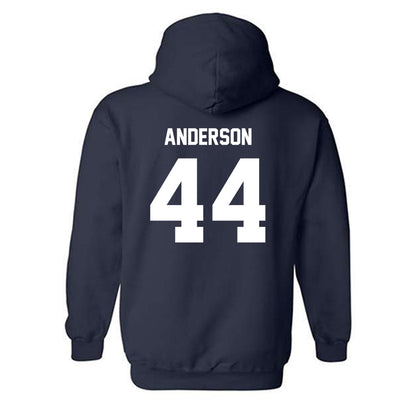 Butler - NCAA Men's Basketball : Treyson Anderson - Classic Fashion Shersey Hooded Sweatshirt-1