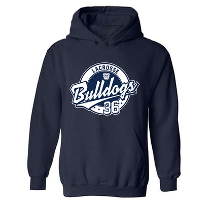 Butler - NCAA Women's Lacrosse : Anna Mallos - Classic Fashion Shersey Hooded Sweatshirt-0
