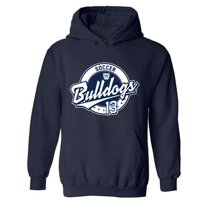 Butler - NCAA Women's Soccer : Riley Gumm - Classic Fashion Shersey Hooded Sweatshirt-0