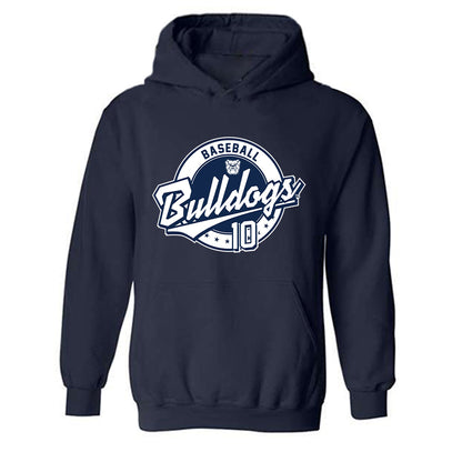 Butler - NCAA Baseball : Easton Moore - Classic Fashion Shersey Hooded Sweatshirt-0