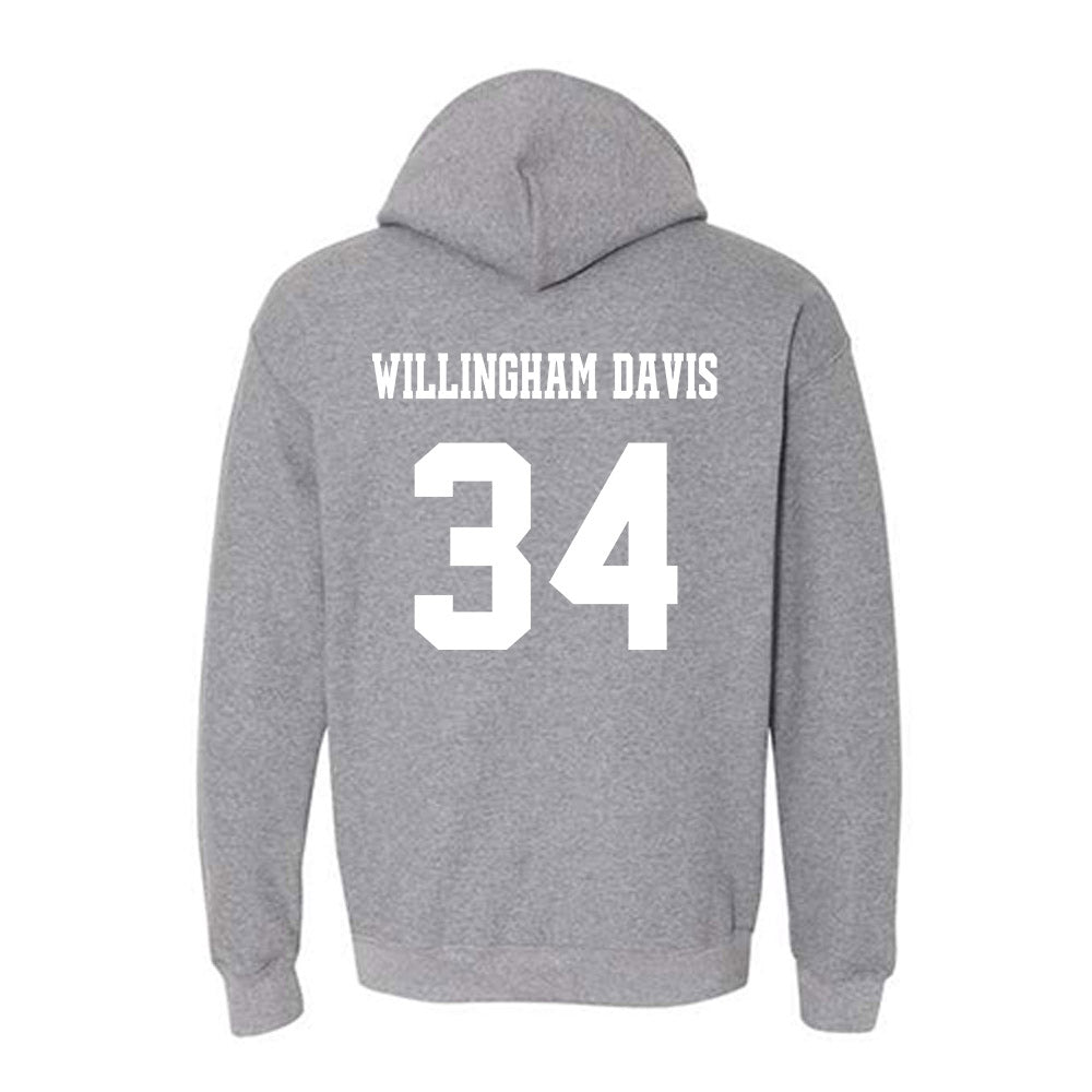 BU - NCAA Football : Zac Willingham-Davis - Classic Fashion Shersey Hooded Sweatshirt-1