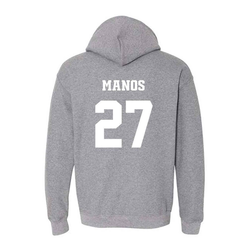 Butler - NCAA Baseball : JJ Manos - Classic Fashion Shersey Hooded Sweatshirt-1