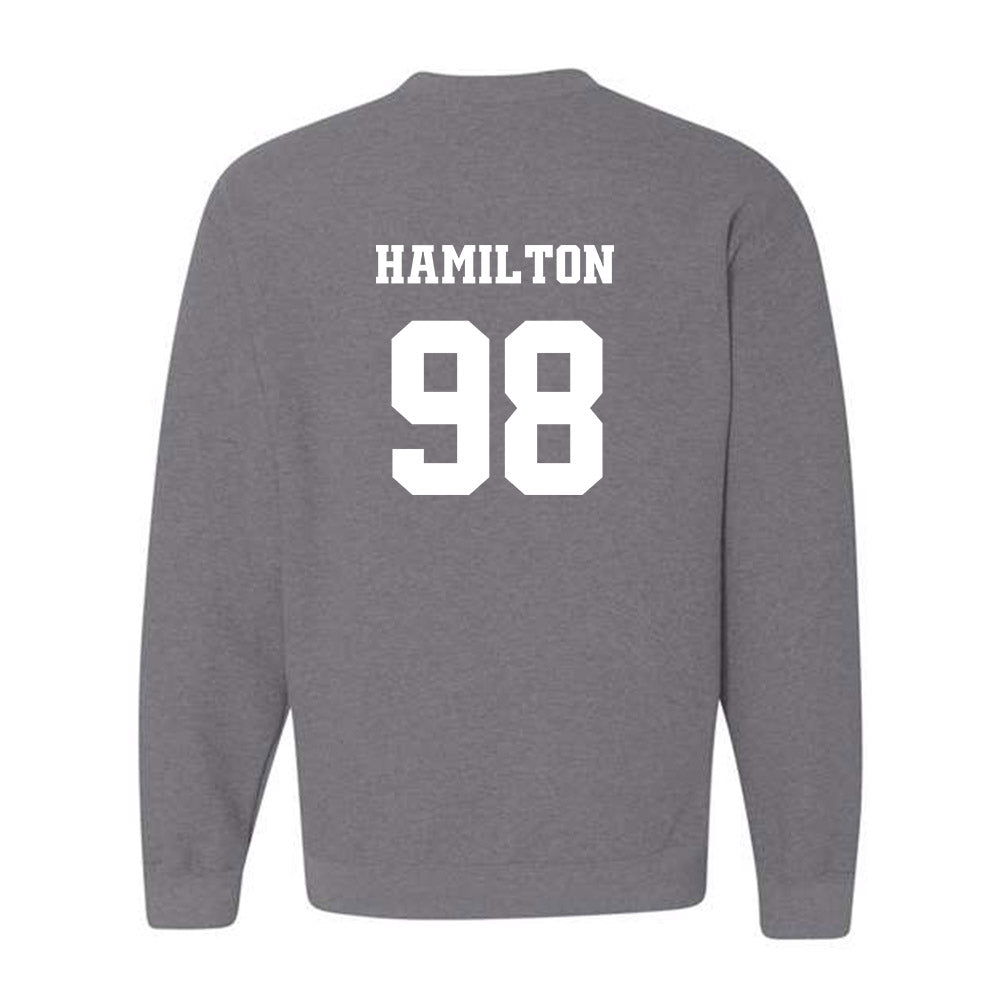 Butler - NCAA Football : Saladin Hamilton - Classic Fashion Shersey Crewneck Sweatshirt-1