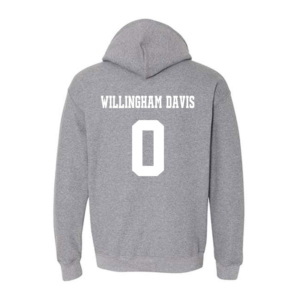 Butler - NCAA Football : Zac Willingham-Davis - Classic Fashion Shersey Hooded Sweatshirt-1