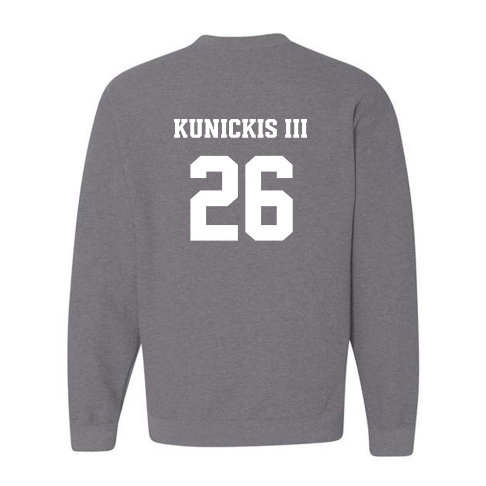 Butler - NCAA Football : Albert Kunickis III - Classic Fashion Shersey Crewneck Sweatshirt-1