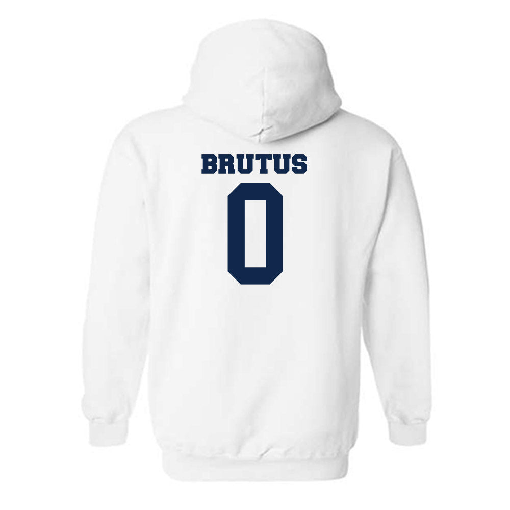 Butler - NCAA Men's Basketball : Herly Brutus - Classic Fashion Shersey Hooded Sweatshirt-1