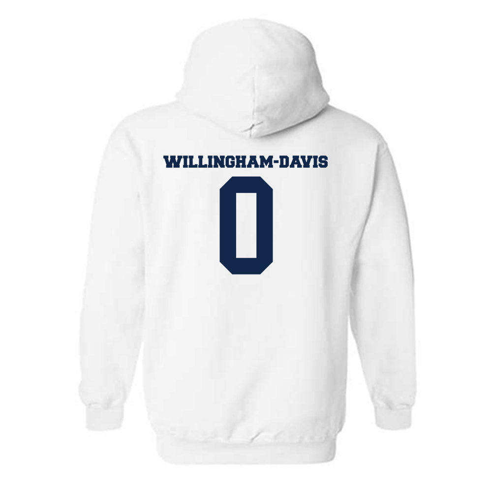 Butler - NCAA Football : Zac Willingham-Davis - Classic Fashion Shersey Hooded Sweatshirt-1