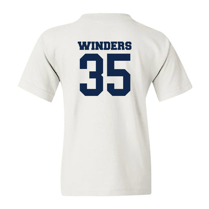 Butler - NCAA Baseball : Max Winders - Classic Fashion Shersey Youth T-Shirt-1