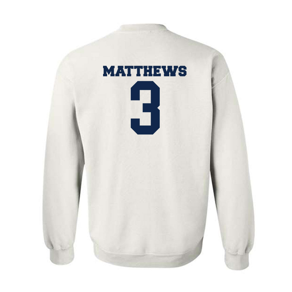 Butler - NCAA Football : Blake Matthews - Classic Fashion Shersey Crewneck Sweatshirt-1
