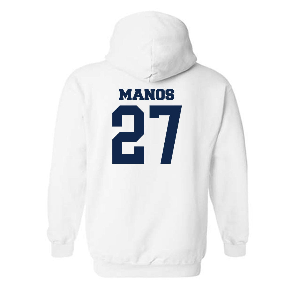 Butler - NCAA Baseball : JJ Manos - Classic Fashion Shersey Hooded Sweatshirt-1